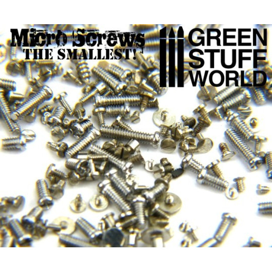 1200 Micro Screws - 0.1mm to 1.2mm