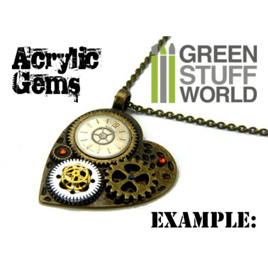 Micro Acrylic Gems - 1mm to 2.5mm