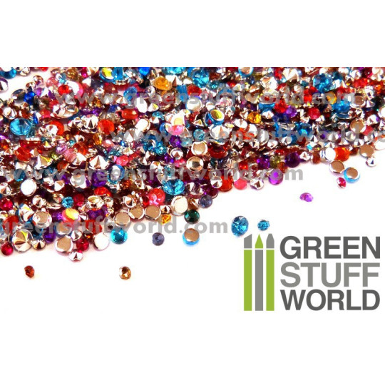 Micro Acrylic Gems - 1mm to 2.5mm