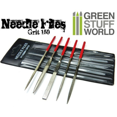 Green Stuff World Diamond Needle Files Set - Grit 150
