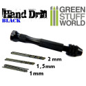 Green Stuff World Hobby hand drill - BLACK color