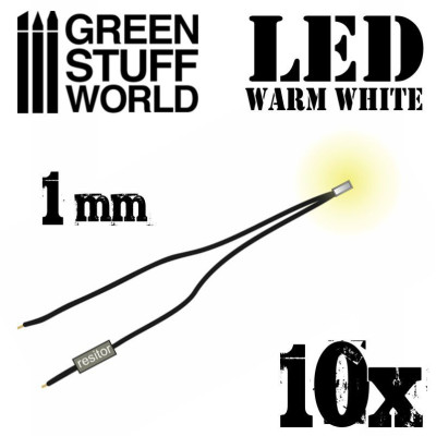 GSW Warm White LED Lights - 1mm