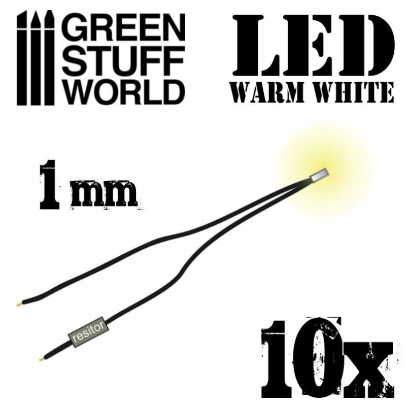GSW Warm White LED Lights - 1mm