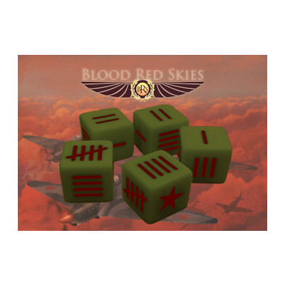 Soviet Blood Red Skies Dice