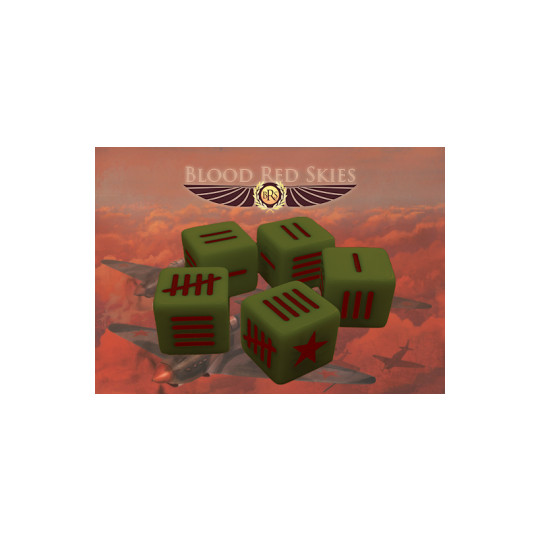 Soviet Blood Red Skies Dice