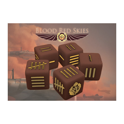 British Blood Red Skies Dice