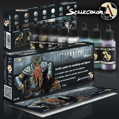 Paint Set - METAL Alchemy - STEEL