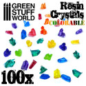 Resin Crystals transparent colorables