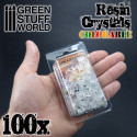 Resin Crystals transparent colorables