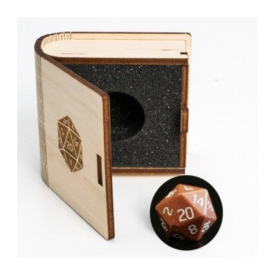 Blackfire Gemstone Collectors Dice - Golden Sand Stone