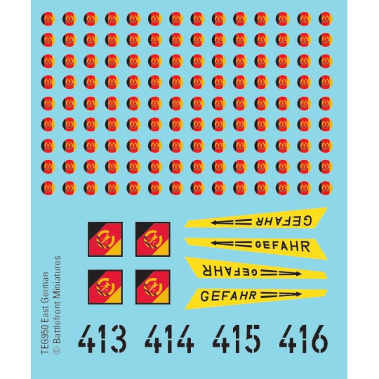 East German Decals