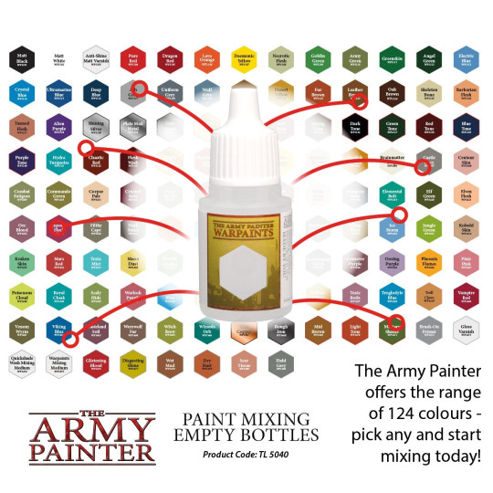 Army Painter Paint Mixing Empty Bottles 2019