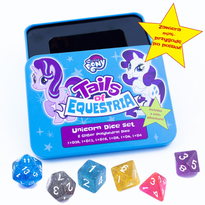 Jednorożec - Zestaw kości do gry Equestria: Puść Wodze Fantazji