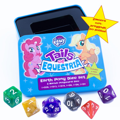 Ziemski Kucyk - Zestaw kości do gry Equestria: Puść Wodze Fantazji