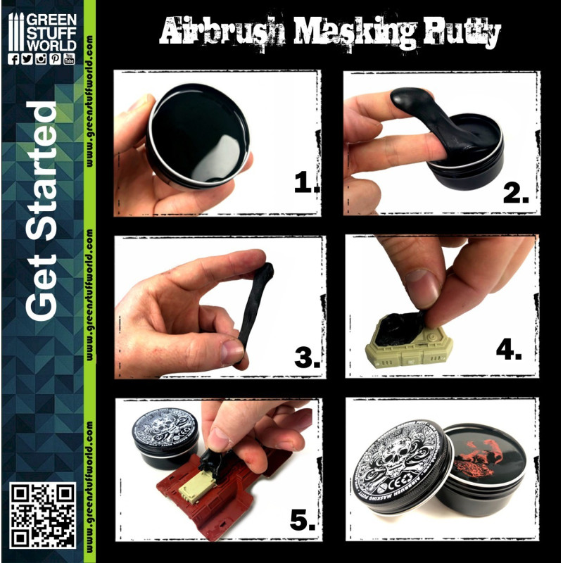 Airbrush Masking Putty