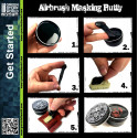 Airbrush Masking Putty