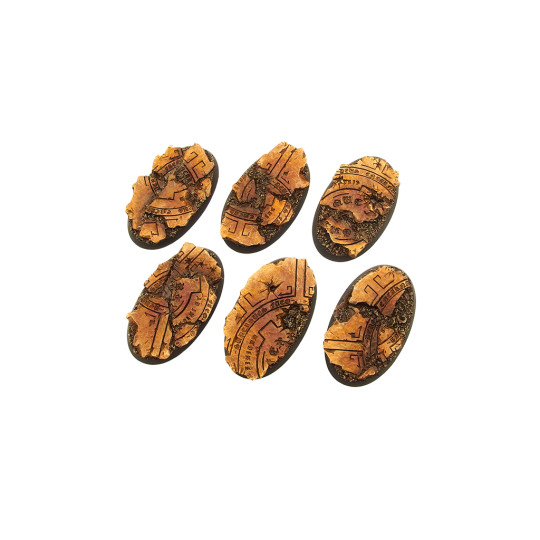 Temple Bases, Oval 60mm (4)