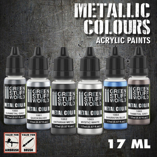 GSW Metallic Paints Set - Silver