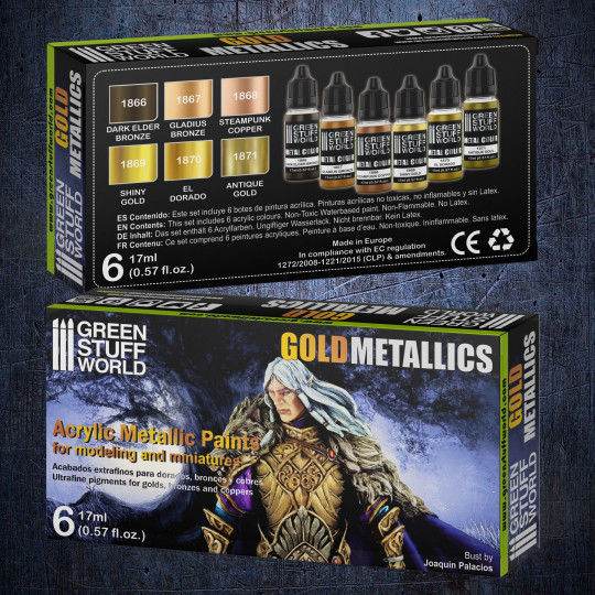 GSW Metallic Paints Set - Gold