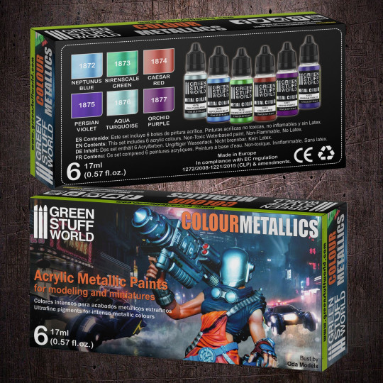 GSW Metallic Paints Set - Colours