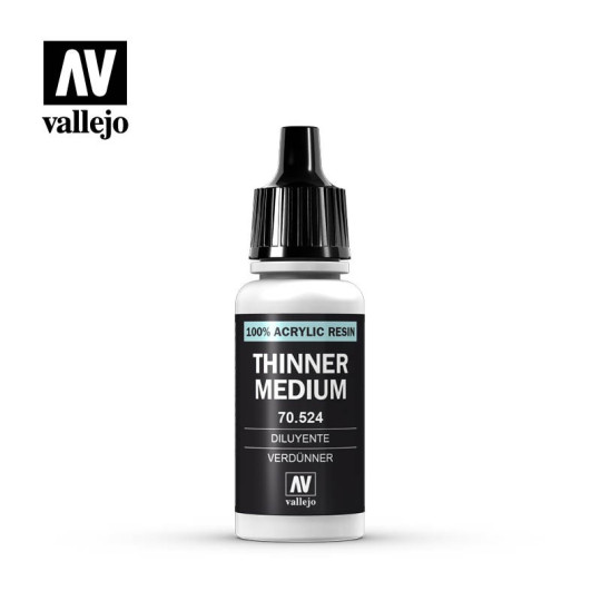 Vallejo 70.524 - Thinner Medium 17ml