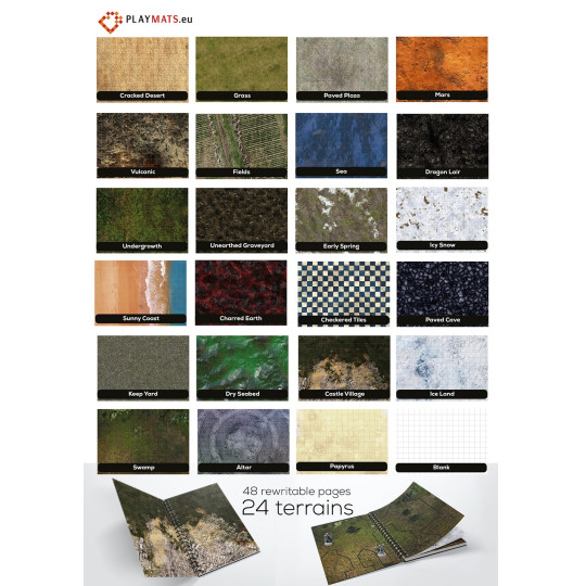 Księga RPG – RPG Book – Format A4, Kwadraty