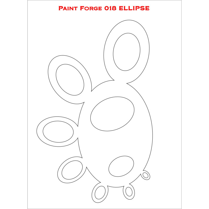 Ellipse L Wzornik Malarski Paint Forge