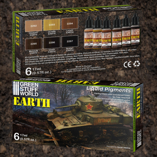 Liquid Pigments Set - Earth