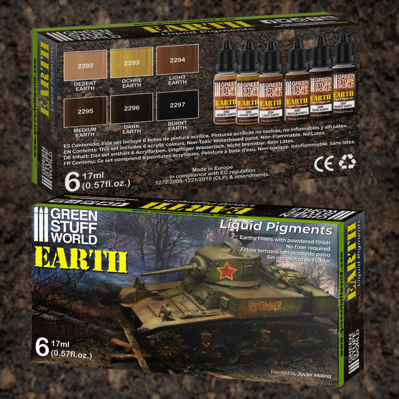 Liquid Pigments Set - Earth