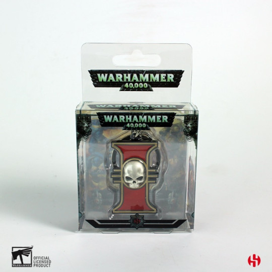 Warhammer 40K Metal Keychain Inquisition Emblem