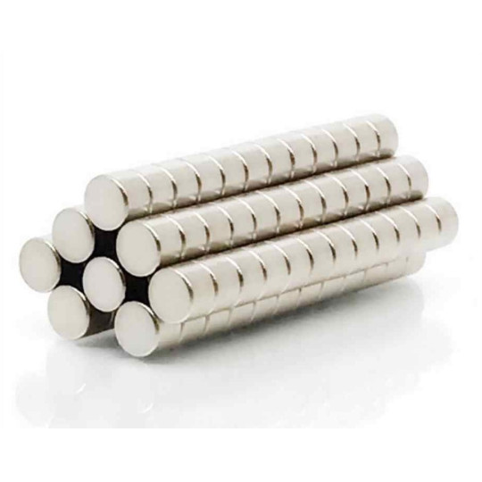Magnes neodymowy walec 4 x 3 mm