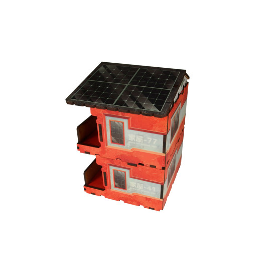 Kokkyo 3 - Quarters PREPAINTED (czerwony)