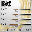 GOLD SERIES Siberian Kolinsky Brush - Size 2