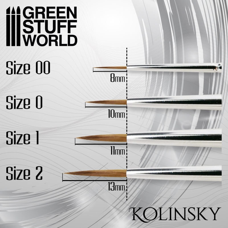 SILVER SERIES Kolinsky Brush Set