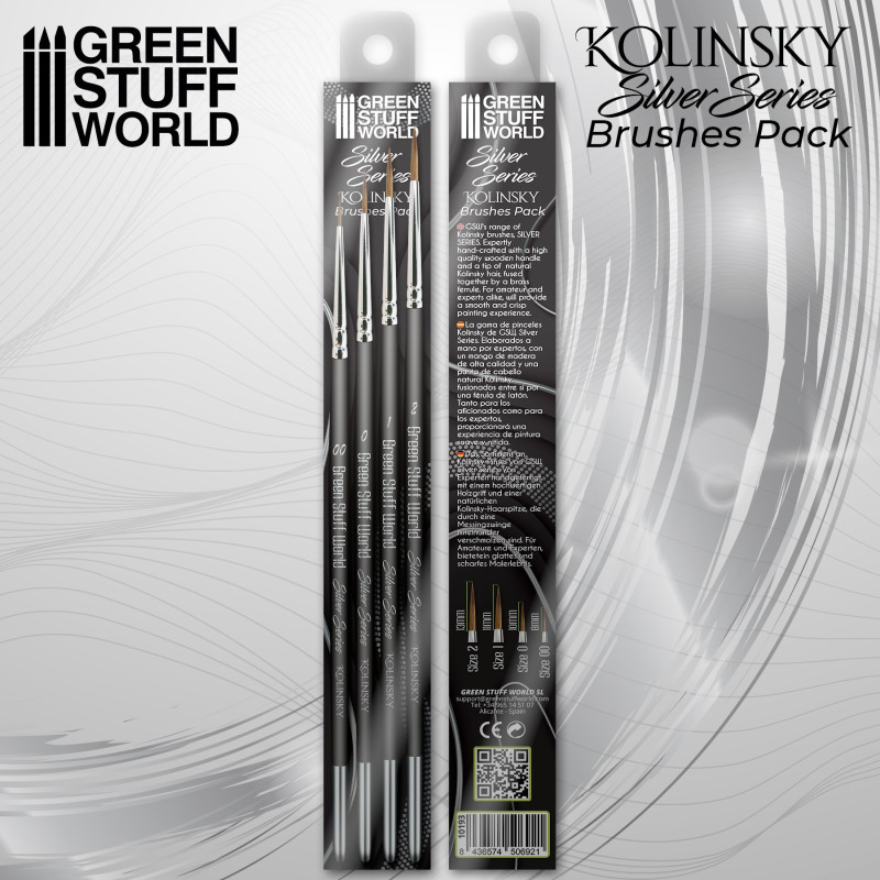 SILVER SERIES Kolinsky Brush Set