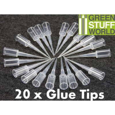 20x Precision tips for Super Glue Bottles