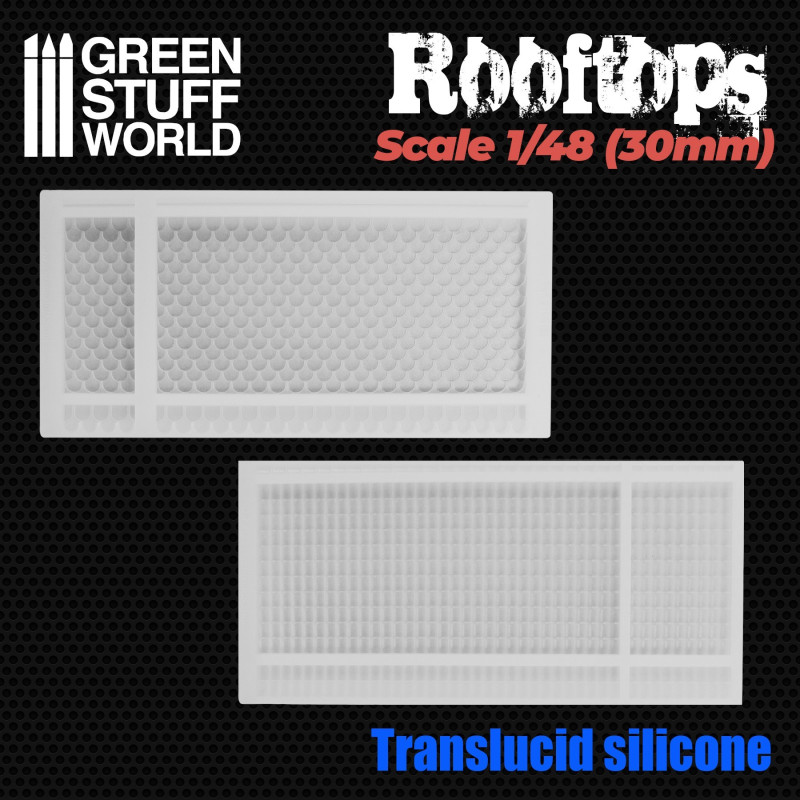 Silicone Molds - Rooftops 1/48 (30mm)