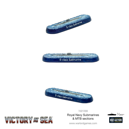 Victory at Sea Royal Navy Submarines & MTB Sections