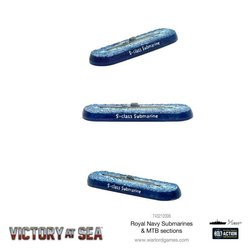 Victory at Sea Royal Navy Submarines & MTB Sections