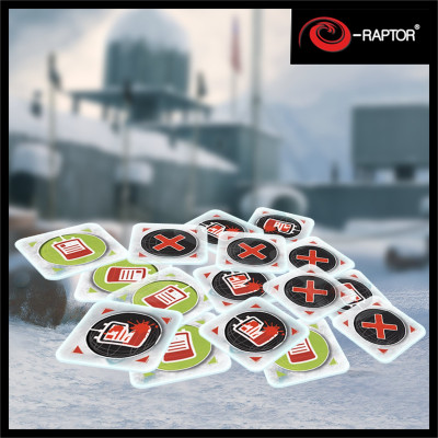 The Thing - Gra Planszowa 60 Plastikowych Żetonów