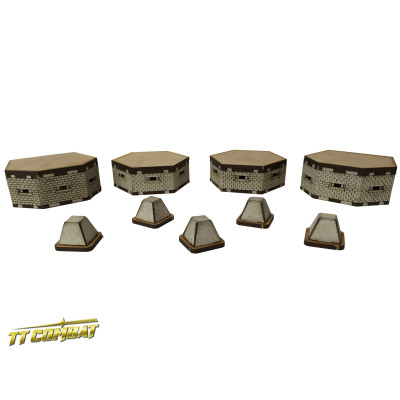15mm Bunkers & Tank Traps