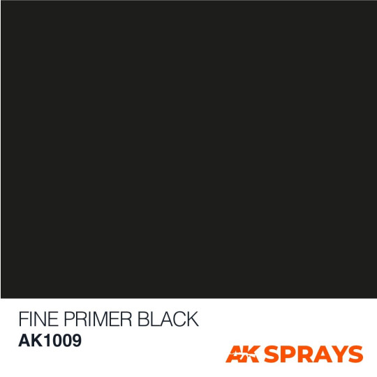 Fine Primer Black Spray
