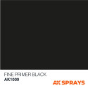 Fine Primer Black Spray