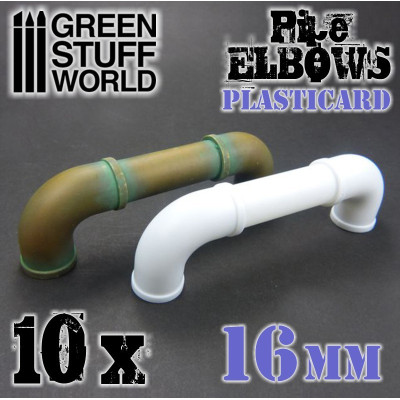 Plasticard Pipe ELBOWS 16mm