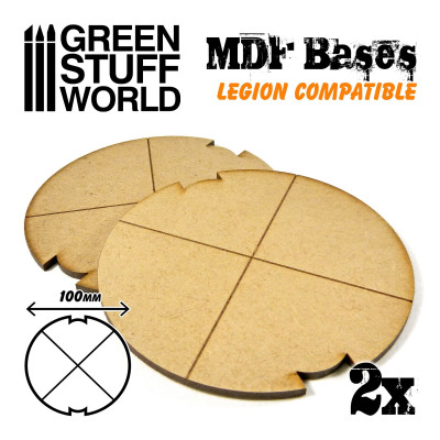 MDF Bases - Round 100 mm (Legion)