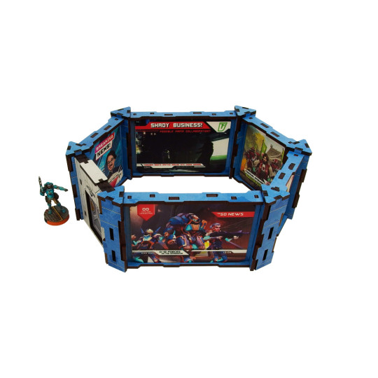 District 5 News Walls (6) PREPAINTED (blue)