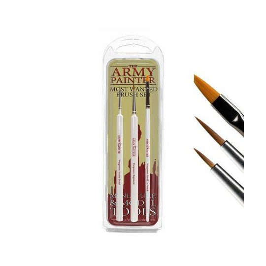 Army Painter Wargamer Most Wanted Brush Set