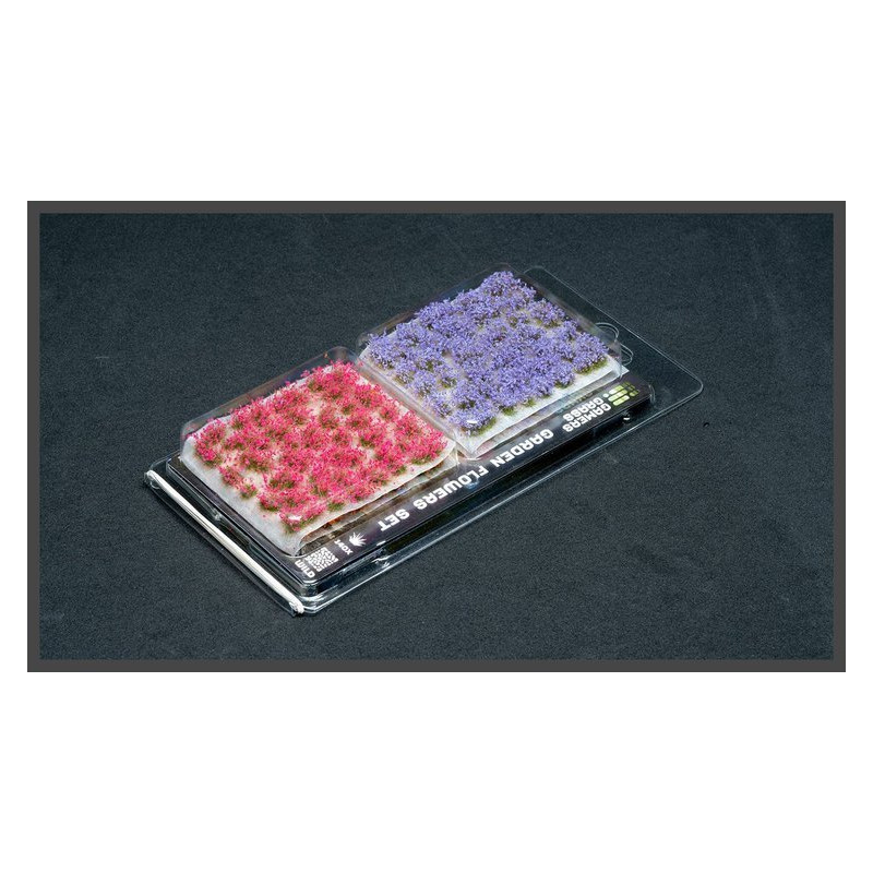 Gamers Grass Tufts: Garden Flowers Set