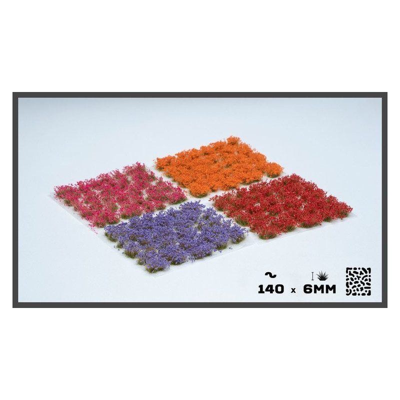 Gamers Grass Tufts: Garden Flowers Set