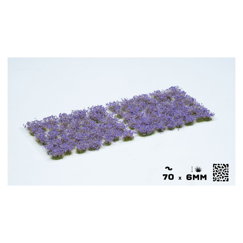Gamers Grass Tufts: Violet Flowers
